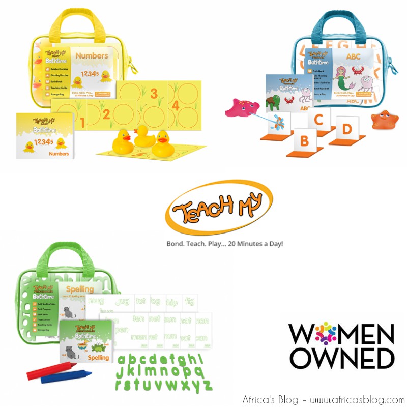 Giveaway Teach My - 1 Winner will receive a Teach My Learning Kit or Teach My Bathtime Kit