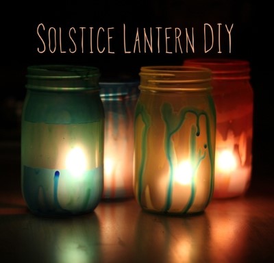 solstice lantern DIY