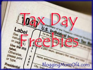 tax day freebies
