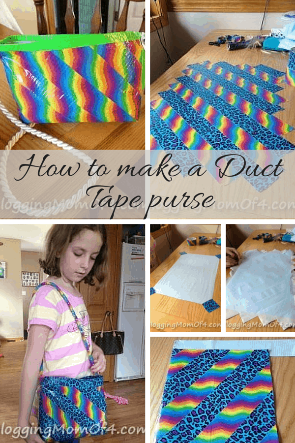 My girls have been wanting to try to make a Duct Tape purse. We had a couple of rolls of Duct Tape so we set out to make our first purse! I took pictures along the way so you could follow along with me and make your own Duct Tape purse. 