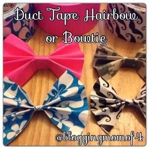 duct tape hairbow