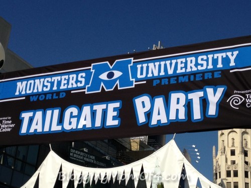 Monsters University Premiere Tailgate Party