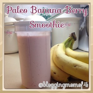 paleo banana berry smoothie