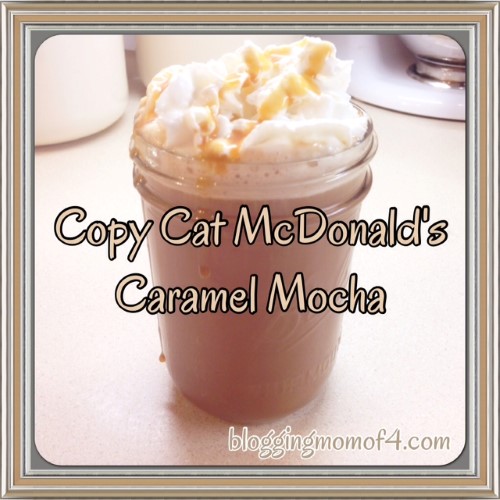 mcdonalds caramel mocha