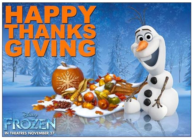 happy thanksgiving frozen