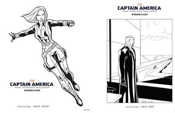 captain america coloring sheets
