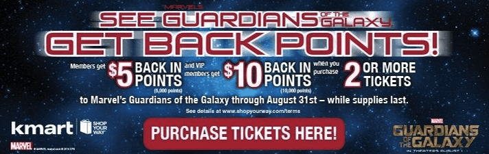 Guardians of the Galaxy Tickets
