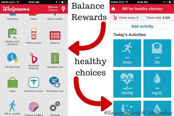 Balance Rewards health goals