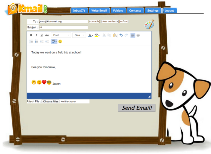 Email for Kids - Try Kids Email for FREE