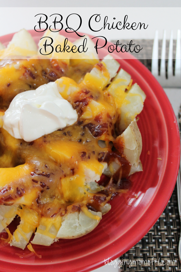 There used to be a restaurant in the mall called One Potato Two. I loved that place. They made the best BBQ Chicken Baked Potato. So good! Thankfully, I can easily re-create this recipe at home.