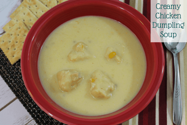 This Creamy Chicken Dumpling Soup is such an easy soup to make that you can make it anytime. The best time to make it is when you have left over chicken. 