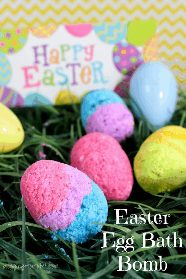 Looking for a great DIY craft to make? This DIY Easter Egg Bath Bomb Recipe is fun to make and you'll have weeks worth of amazing baths! Fill with your favorite essential oils and melt your stress away!