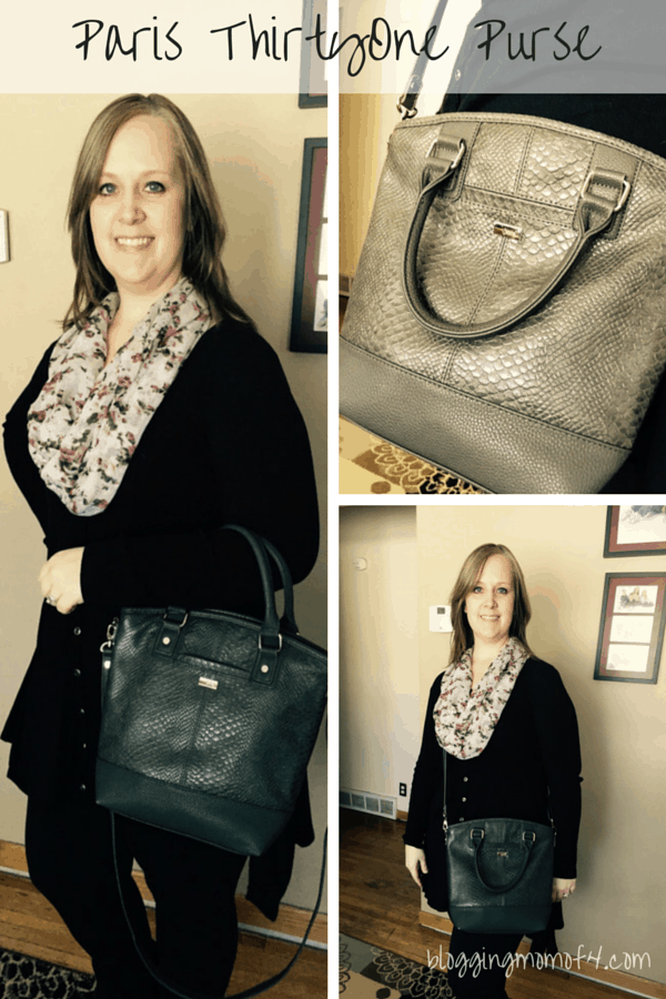 Have you seen the new purses from ThirtyOne? They are so cute! I was able to try out the Paris ThirtyOne purse. Take a look: