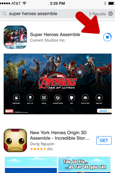 Gearing up for Avengers with the Super Heroes Assemble App - The Super Heroes Assemble app is available in the iTunes and Google Play store. 