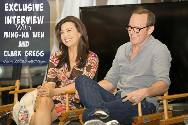 This interview is one of my favorites. Ming-Na is always fun to talk with and Clark Gregg is just amazing. We had a lot of laughs. 