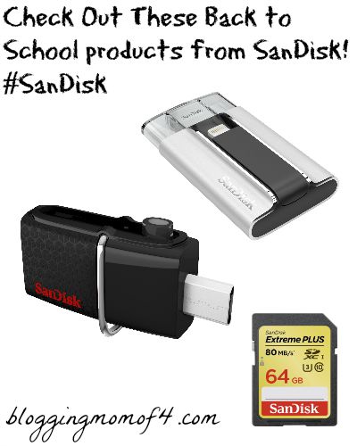 SanDisk! School is about to be back in session! And you know what that means right? It's time to take the kids Back to School shopping! 