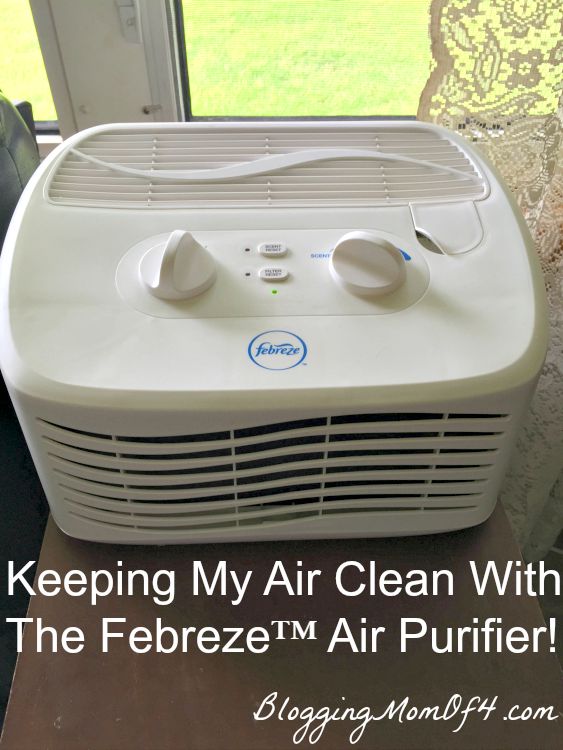 I love the shape of the Febreze Air Purifier, it's small and sleek! And being a family that has pets, anything that will help me keep my house fresh and clean smelling without taking up a ton of space is a win in my book. #KeepItFresh #ad
