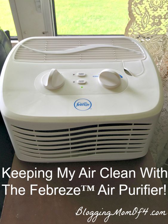 Keeping My Air Clean With The Febreze Air Purifier!