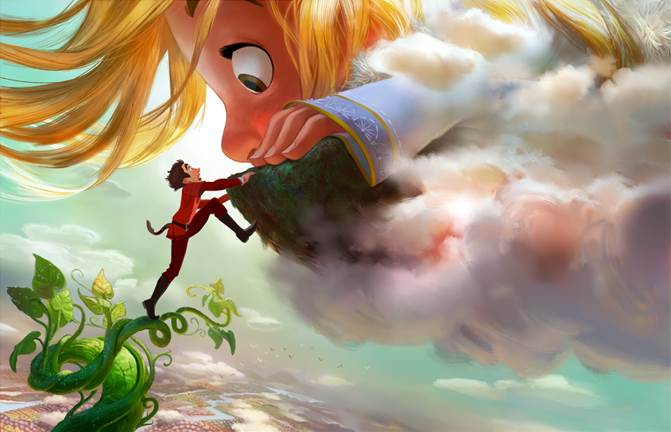 DOWN TO EARTH — Adventure-seeker Jack discovers a world of giants hidden within the clouds, hatching a grand plan with Inma, a 60-foot-tall, 11-year-old girl. Directed by Nathan Greno ("Tangled") and produced by Dorothy McKim ("Get A Horse!"), "Gigantic" hits U.S. theaters in 2018.