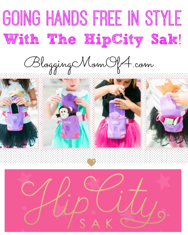 HipCity Sak is a fun, hip little bag that makes life a little easier! Their hands free bags help girls on-the-go carry their small items, so moms don’t have to! 