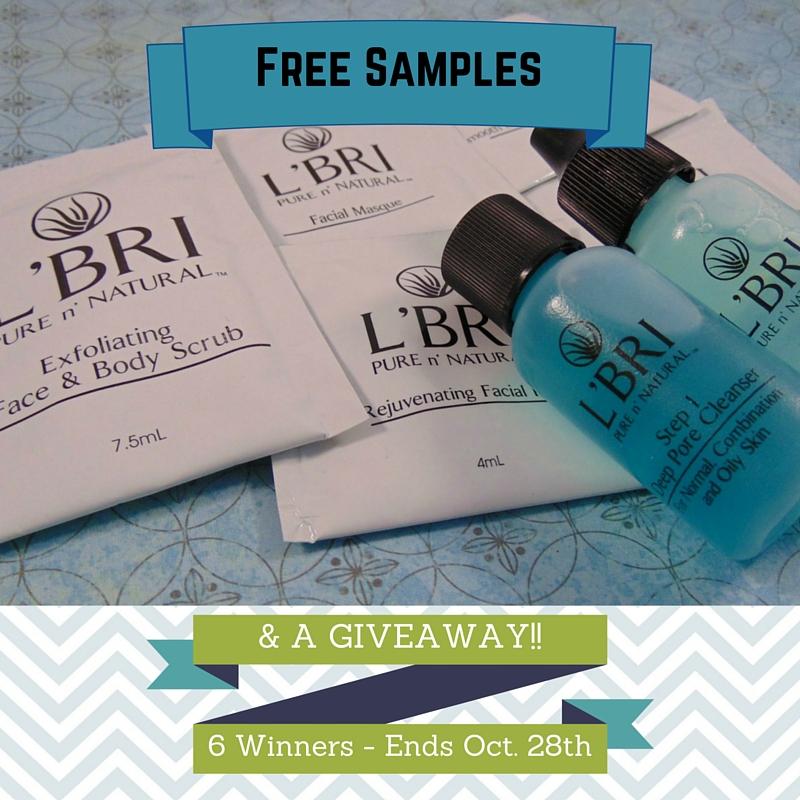 Enter to win one of six prizes from l'Bri! The grand prize winner will receive a basic skin care set.