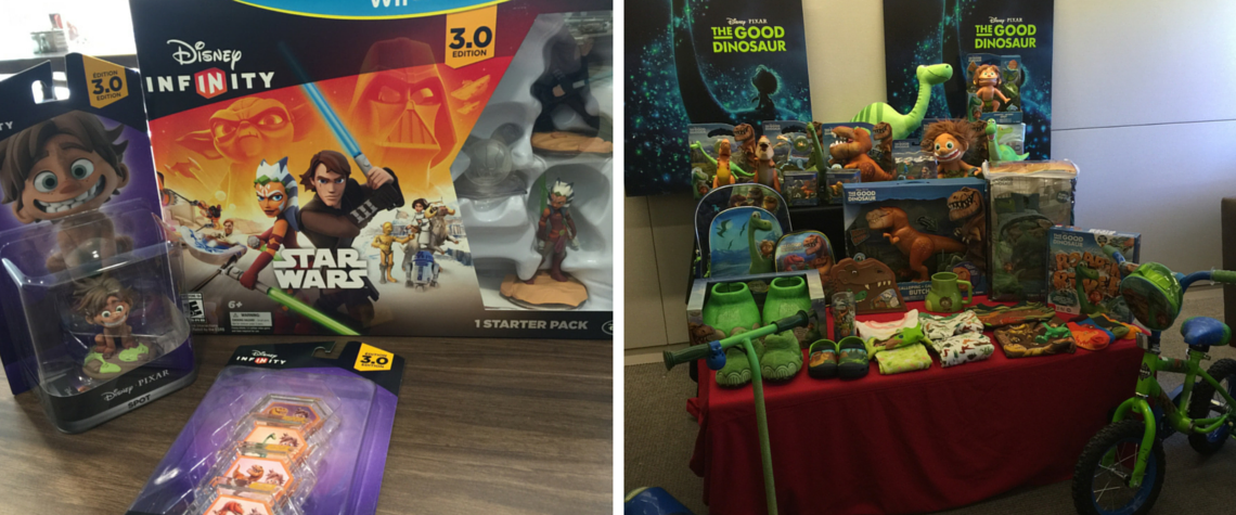 During our Good Dinosaur press trip, we were able to get a peak at Disney Infinity 3.0 and some of the fun toys and merchandise now available for The Good Dinosaur. #GoodDinoEvent