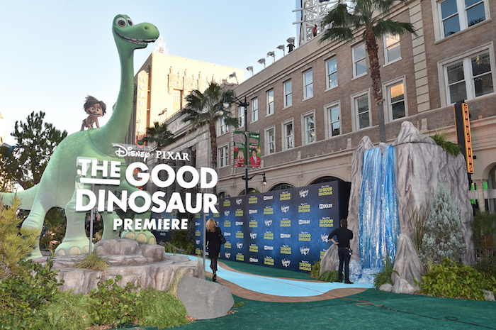HOLLYWOOD, CA - NOVEMBER 17: A view of the atmosphere at the World Premiere Of Disney-Pixar's THE GOOD DINOSAUR at the El Capitan Theatre on November 17, 2015 in Hollywood, California. (Photo by Alberto E. Rodriguez/Getty Images for Disney)