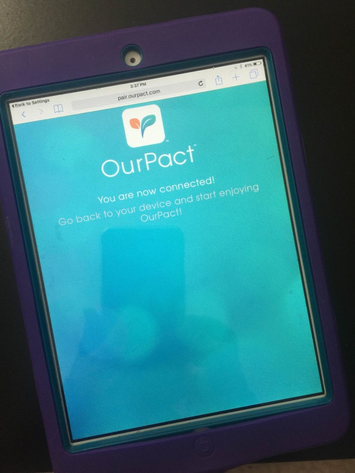 So the easiest way to control kids screen time? With a simple app called OurPact. OurPact is the best parental control app. #2016Products