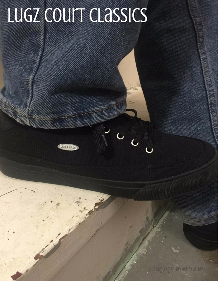 My oldest son has really loved the Lugz brand and continues to seek out the same or similar styles. The latest shoe he chose was the Lugz Court Classics.