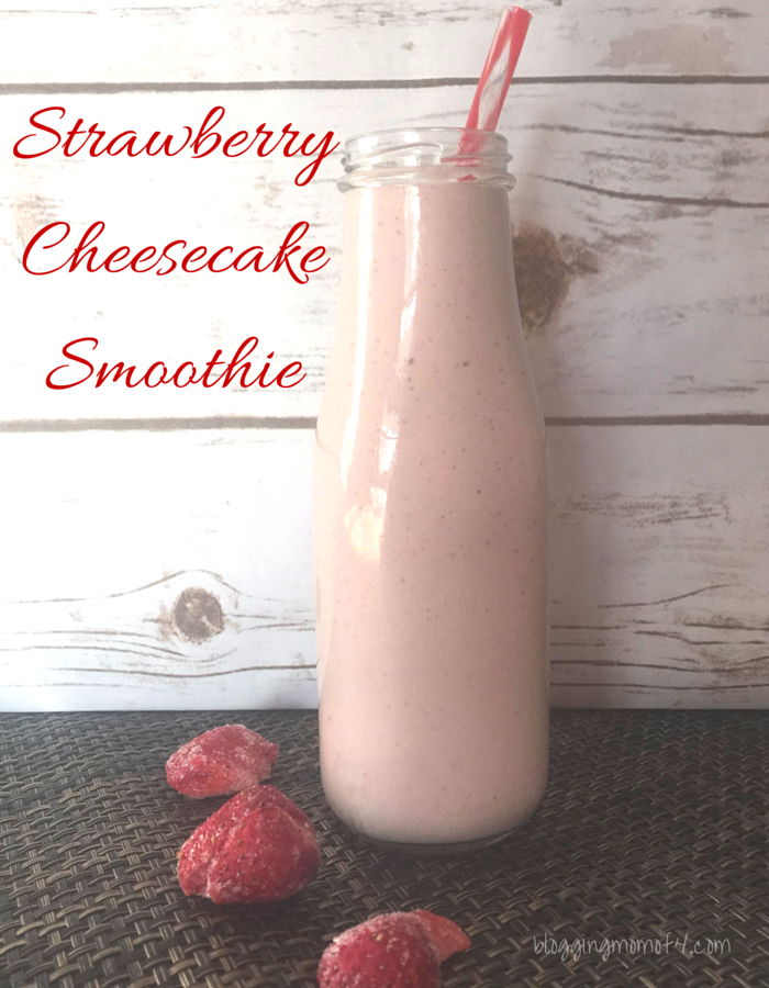 I love smoothies! They are easy to make, great nutrition, fast and convenient. This Strawberry Cheesecake Smoothie recipe is a new favorite.