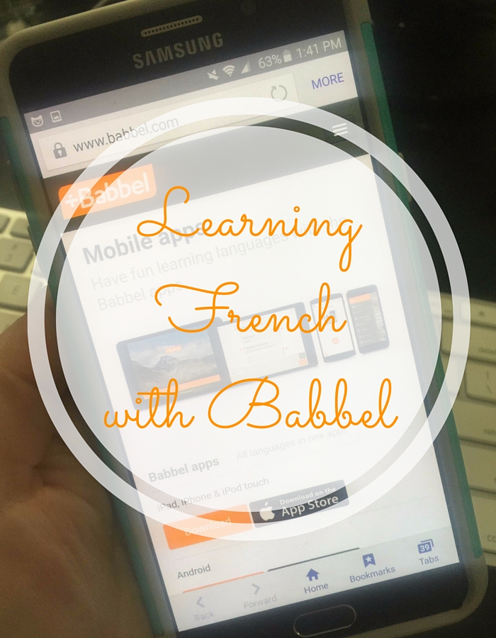Are you looking for a way to learn a foreign language? My oldest daughter is learning french with Babbel and is loving it! 