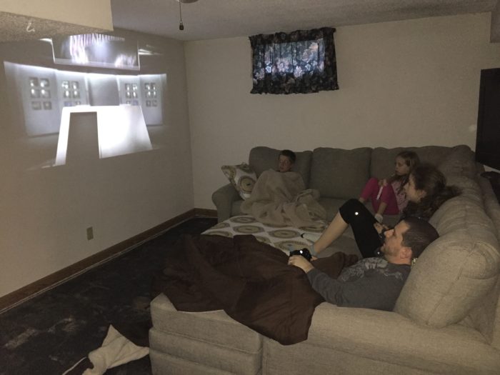We had the opportunity to try out the ZTE SPRO 2 Wireless Smart DLP Projector and decided it was the perfect time to set up a new Home Theater!