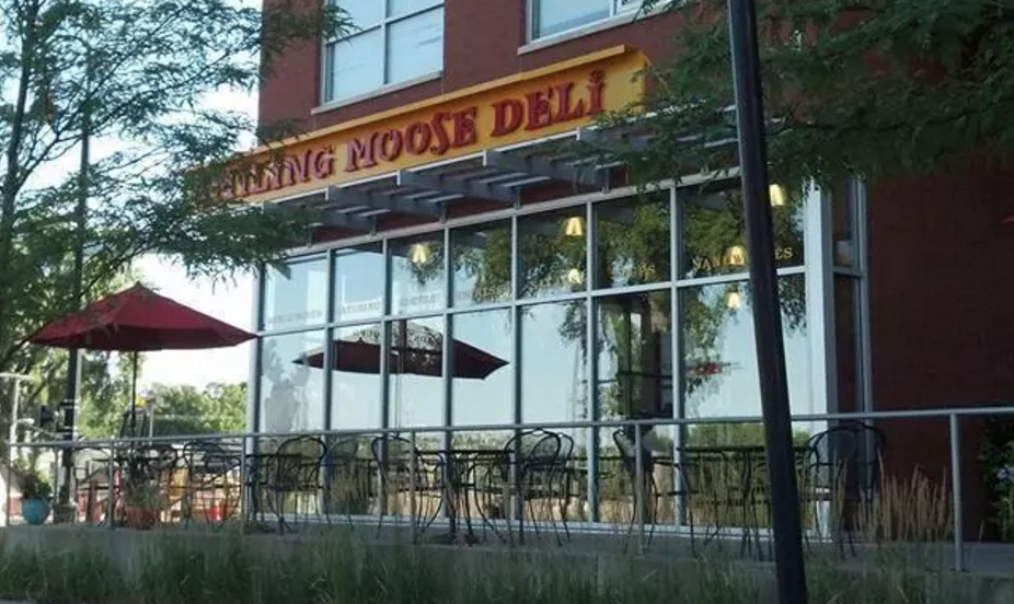 While you're downtown, stop by Smiling Moose Rocky Mountain Deli and grab breakfast or lunch! Smiling Moose Deli, Eau Claire, WI.