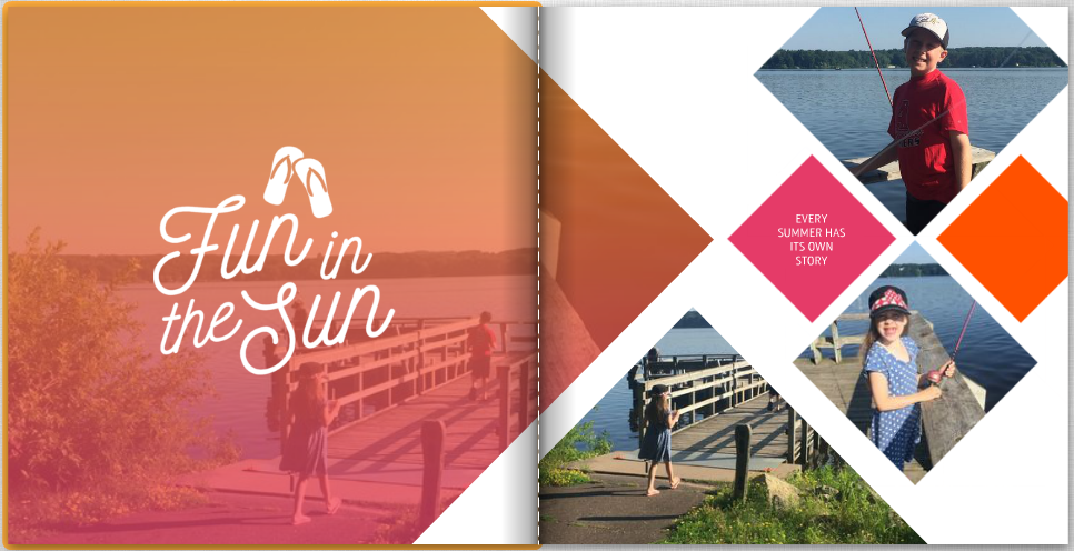 Want to commemorate your summer memories but no time for scrapbooking? No problem! Just create beautiful photo books online! Take a peak at our summer! 