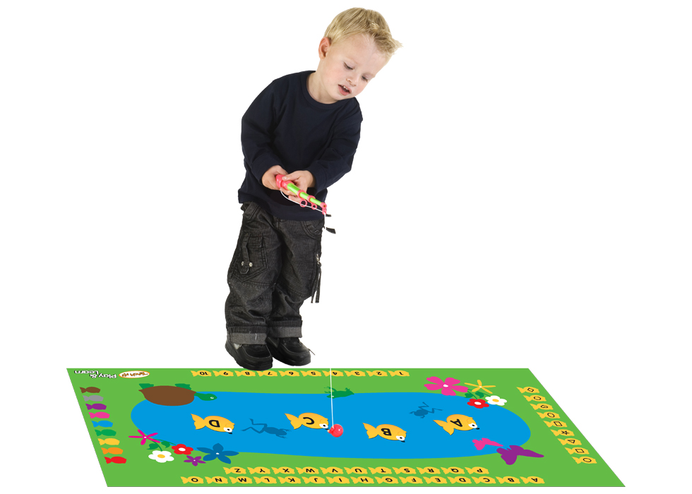 We love Teach My. They have a variety of awesome products perfect for early learning. The Fish and Learn Kids Yoga Mat Set is the newest product.