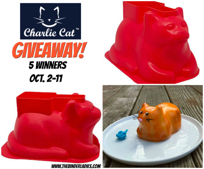 GIVEAWAY - FIVE winners each get a Charlie Cat Mold! Ends 10/11 #Holiday2017