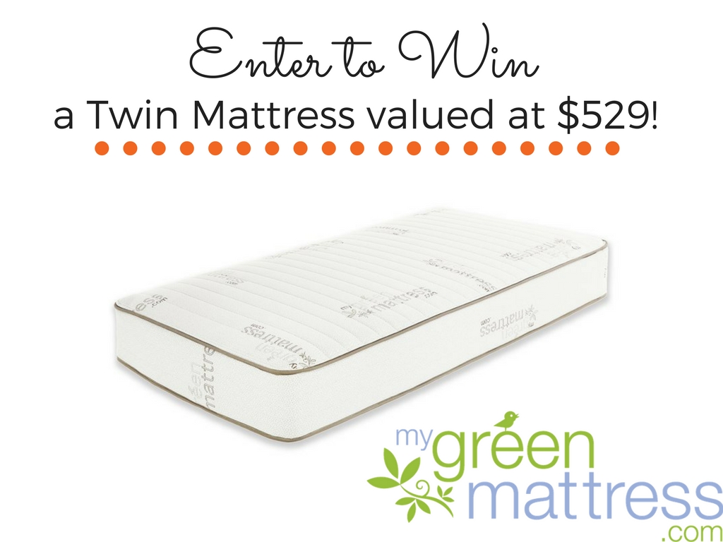 My Green Mattress Giveaway - Enter to WIN a Twin Mattress valued at $529! Ends 11/24 #Holiday2017