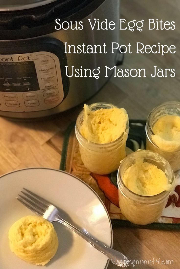 Sous Vide Egg Bites Instant Pot Recipe Using Mason Jars