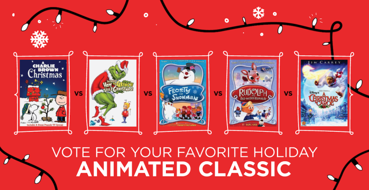 Let's chat favorite Holiday Movies + Enter to WIN a $100 DVD NetFlix Gift Card - 3 winners! Do you have a favorite animated Holiday classic?