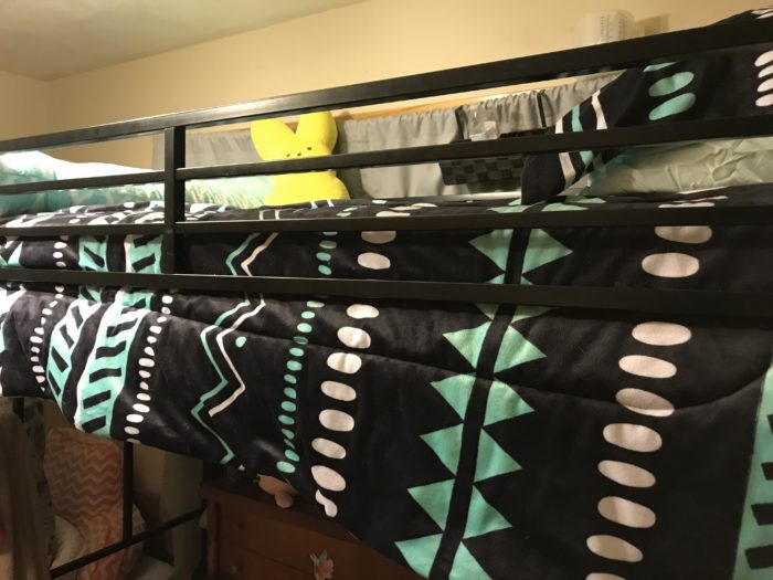 Is there anything harder than changing sheets on a loft or bunk bed? Ok, I'm sure there is but when you're stuck wrestling with the sheets on a loft or bunk bed, it's pretty exhausting. Take a look at a few tips to make it easier.