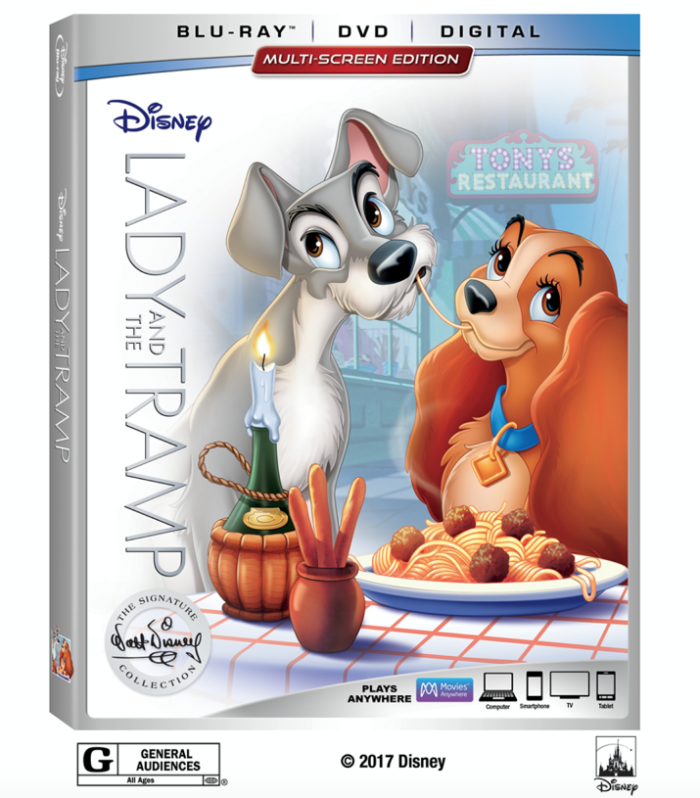 I realized that my kids haven't seen Lady and the Tramp since they were really little. They didn't even remember ever seeing it. Now that Lady and the Tramp on Blu-Ray is available, it's the perfect time to reintroduce my kids to it.