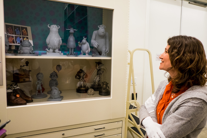 Our visit to Pixar Studios also included a tour of the Pixar Studios Archives. Exhibitions archivist Melissa Woods and Archives Manager Juliet Roth were kind enough to give us a look inside and idea of what their job consists of. 
