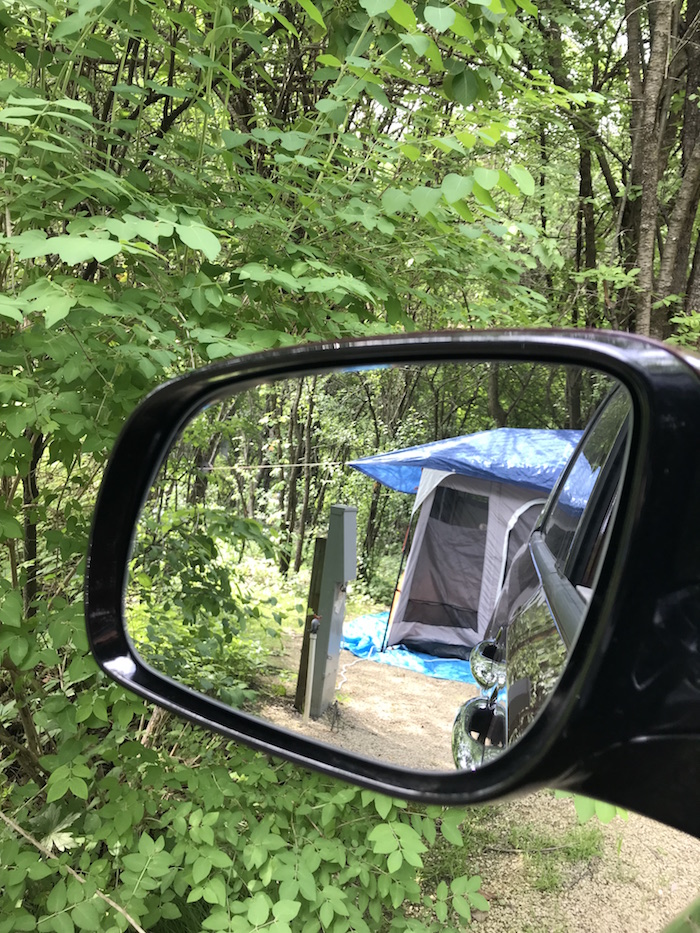 Packed up our Kia Sedona for a Weekend of Camping! Grab this FREE Camping Checklist Printable! #KiaSedona #KiaFamily