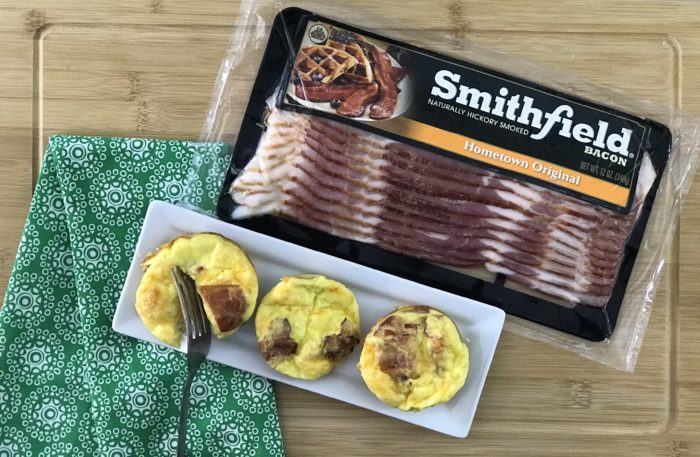 With a little of prep over the weekend, you can make these Egg and Bacon Bites and have an easy grab and go breakfast for the weekdays.