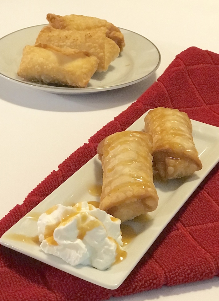 cream cheese egg rolls dessert