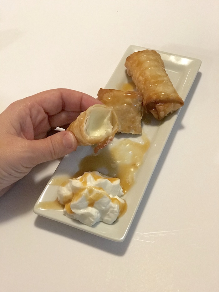 We've been experimenting with egg roll wrappers and decided to make these Cream Cheese Egg Rolls. Easy to make, delicious, and good any time of the year!