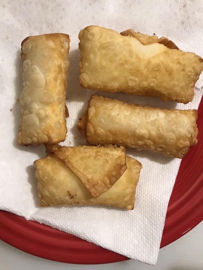 We've been experimenting with egg roll wrappers and decided to make these Cream Cheese Egg Rolls. Easy to make, delicious, and good any time of the year!