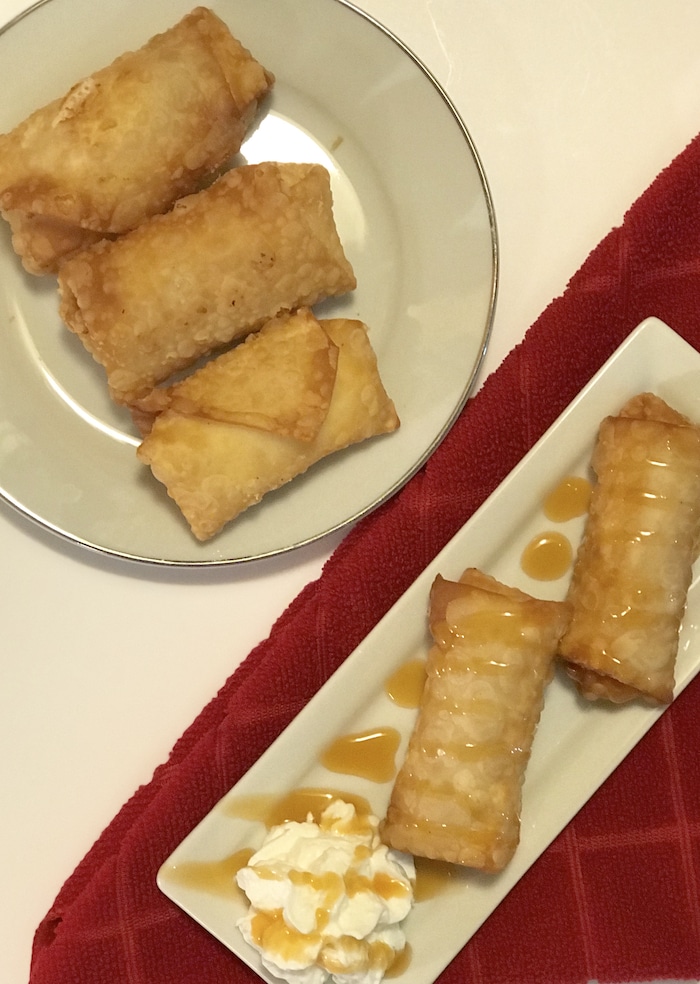 We've been experimenting with egg roll wrappers and decided to make these Cream Cheese Egg Rolls. Easy to make, delicious, and good any time of the year!