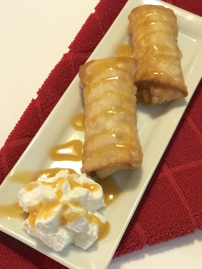 We've been experimenting with egg roll wrappers and decided to make these Cream Cheese Egg Rolls. Easy to make, delicious, and good any time of the year!