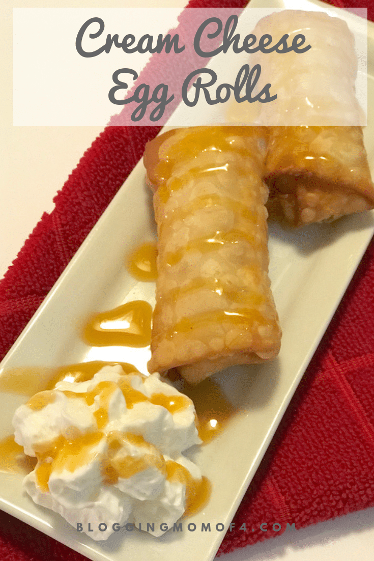 We've been experimenting with egg roll wrappers and decided to make these Cream Cheese Egg Rolls. Easy to make, delicious, and good any time of the year!